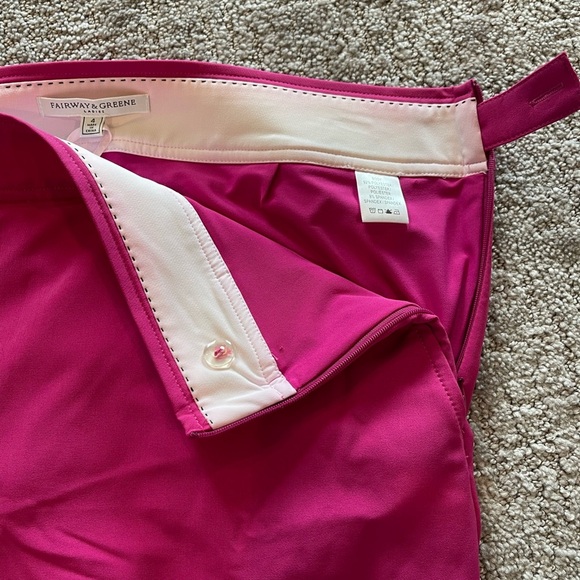 NWT Fairway & Greene Women’s Bright Pink Mini Skort, Size 4, Activewear, Golf - Picture 6 of 12